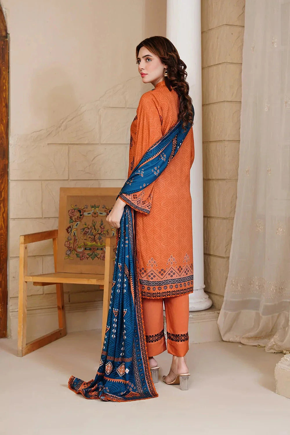 3PC Embroidered Unstitched Kotail Linen Suit KKTE-3651 Embroidered KHAS STORES