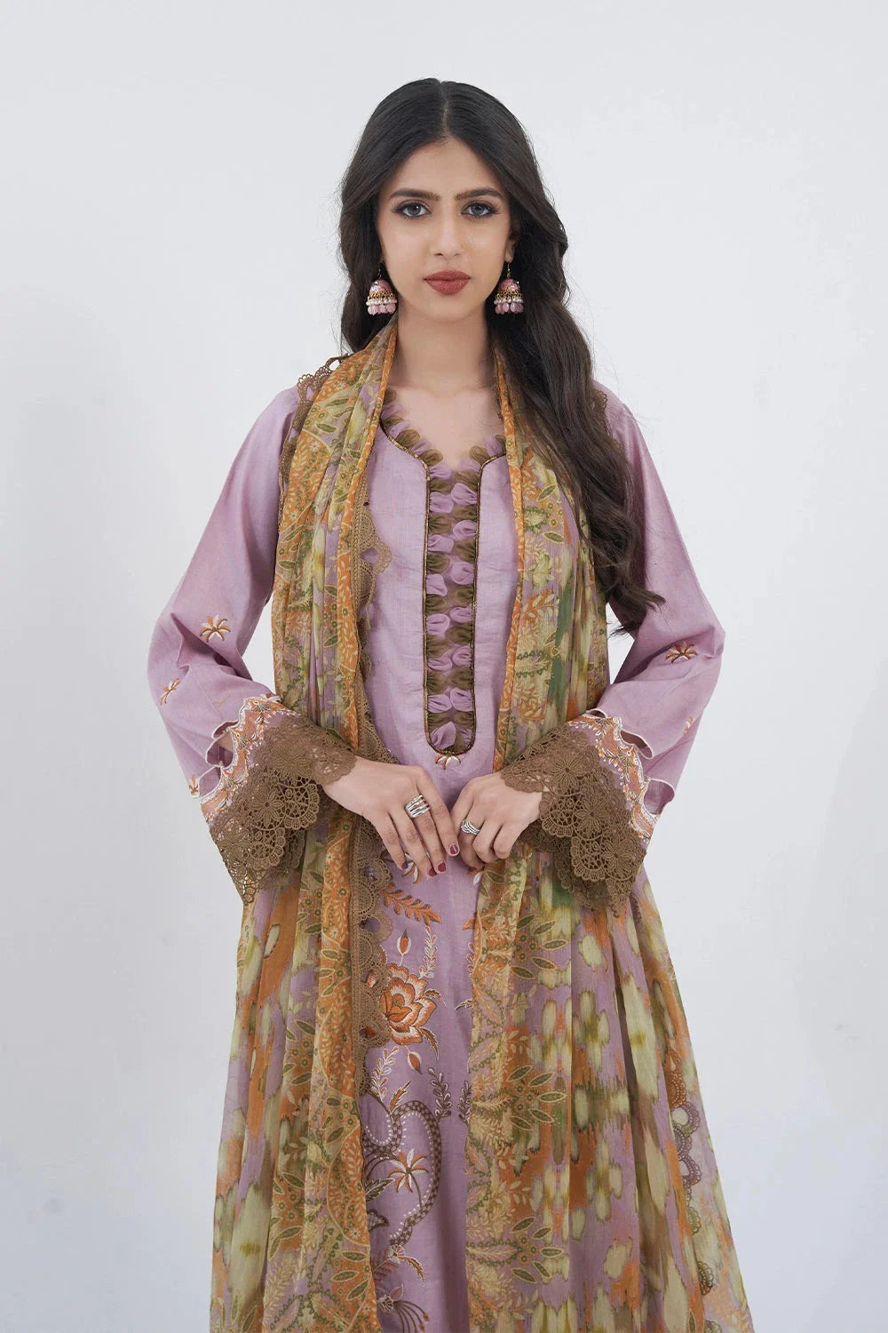 3PC Embroidered Unstitched Lawn Suit KCE-3167 Embroidered KHAS STORES