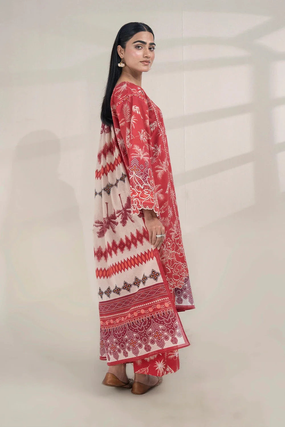 3PC Embroidered Unstitched Lawn Suit KL-3330 Embroidered KHAS STORES