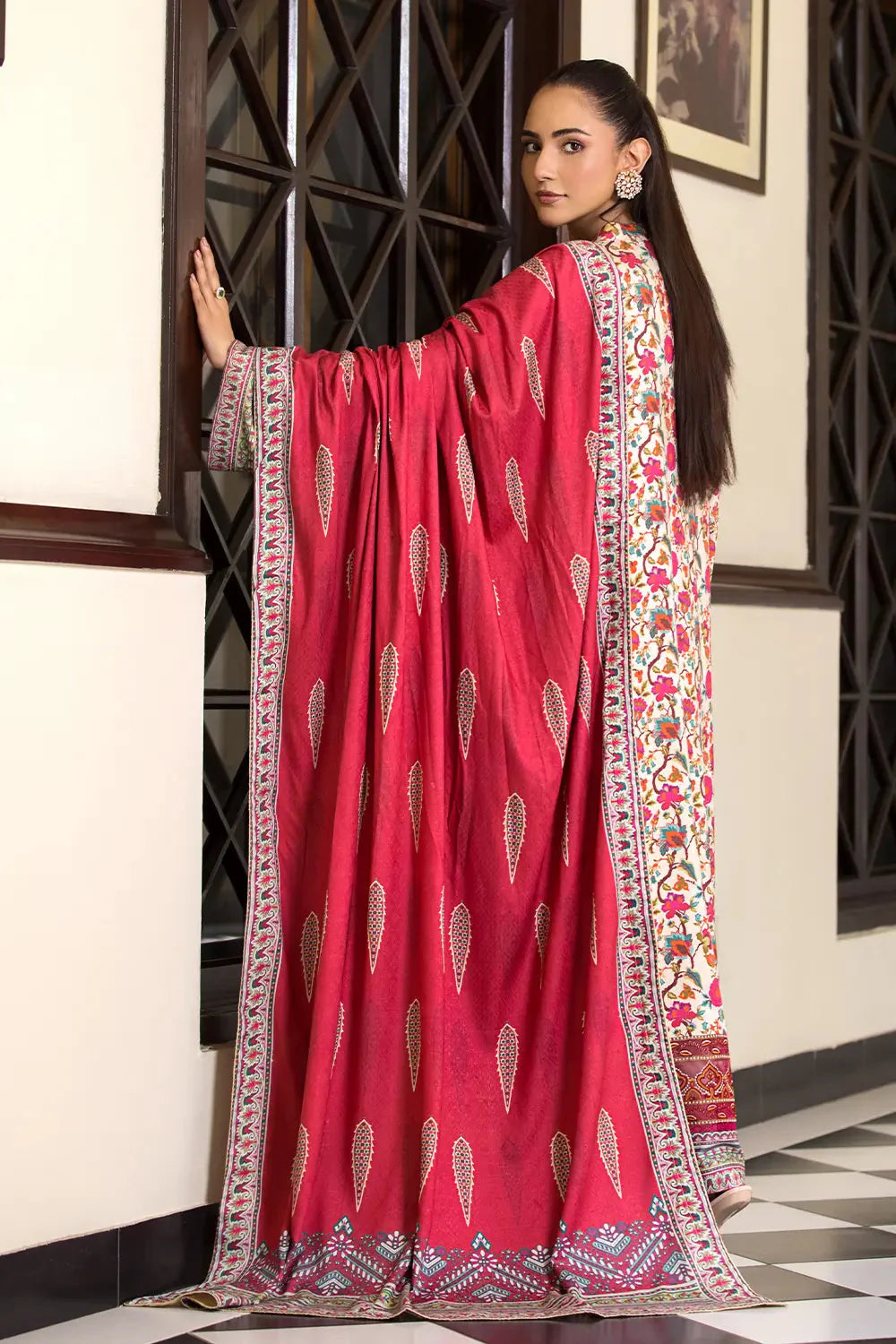 3PC Embroidered Unstitched Linen Suit KLE-2964 Embroidered KHAS STORES