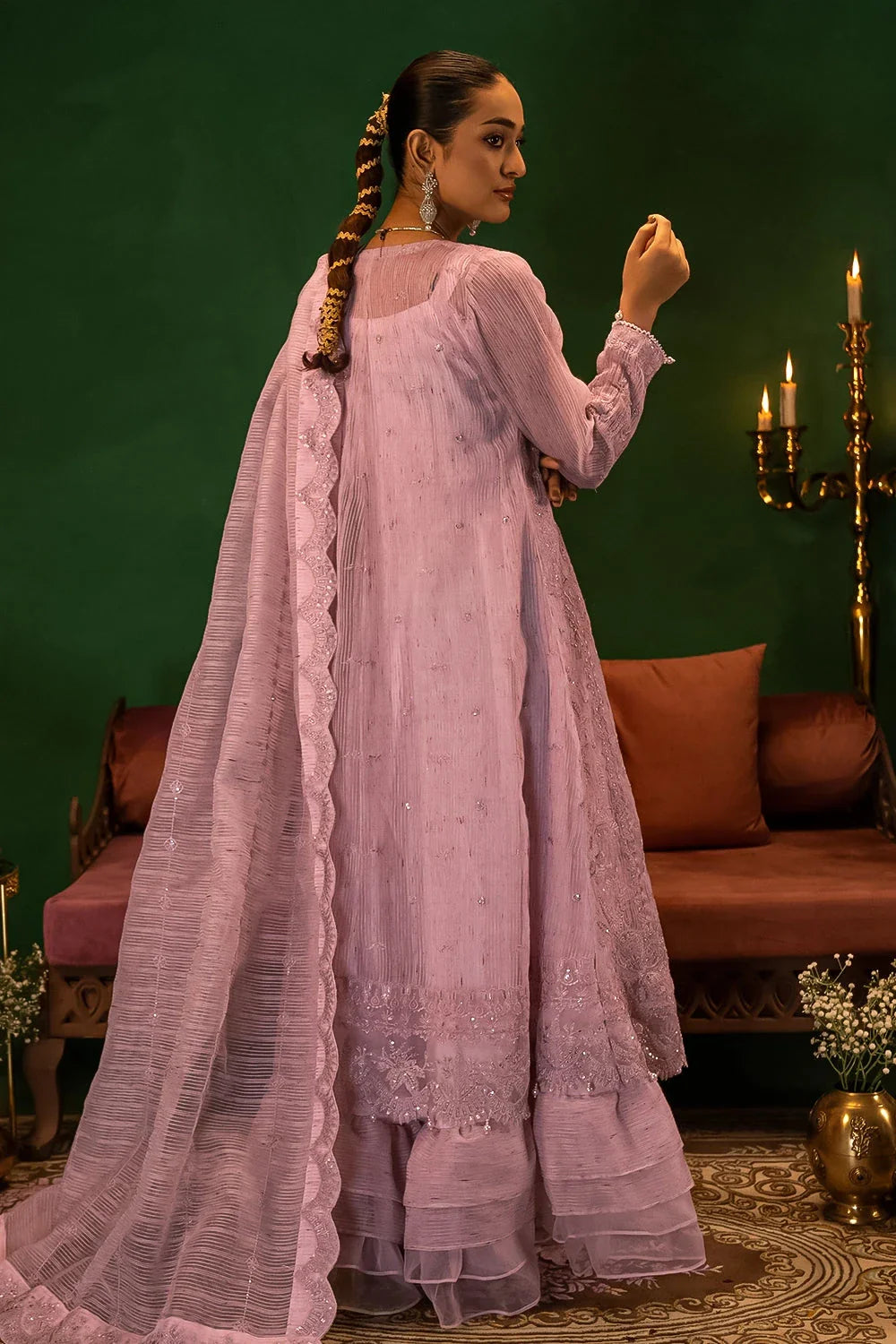3PC Embroidered Unstitched Luxury Suit KNAC-2997 Embroidered KHAS STORES