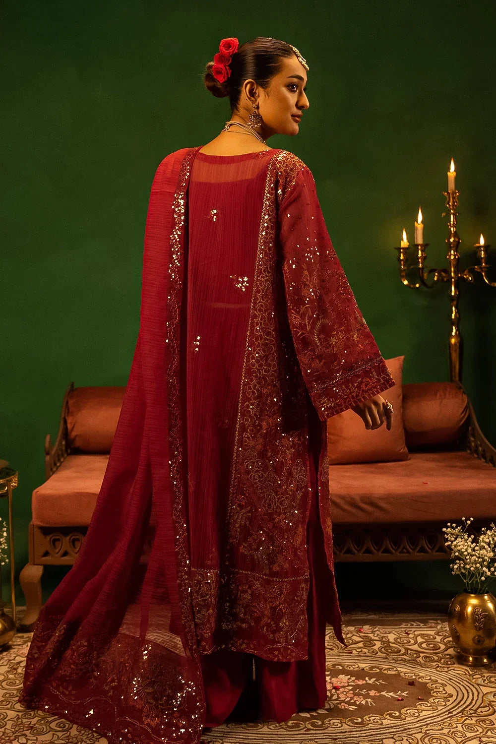 3PC Embroidered Unstitched Luxury Suit KNAC-2999 Embroidered KHAS STORES