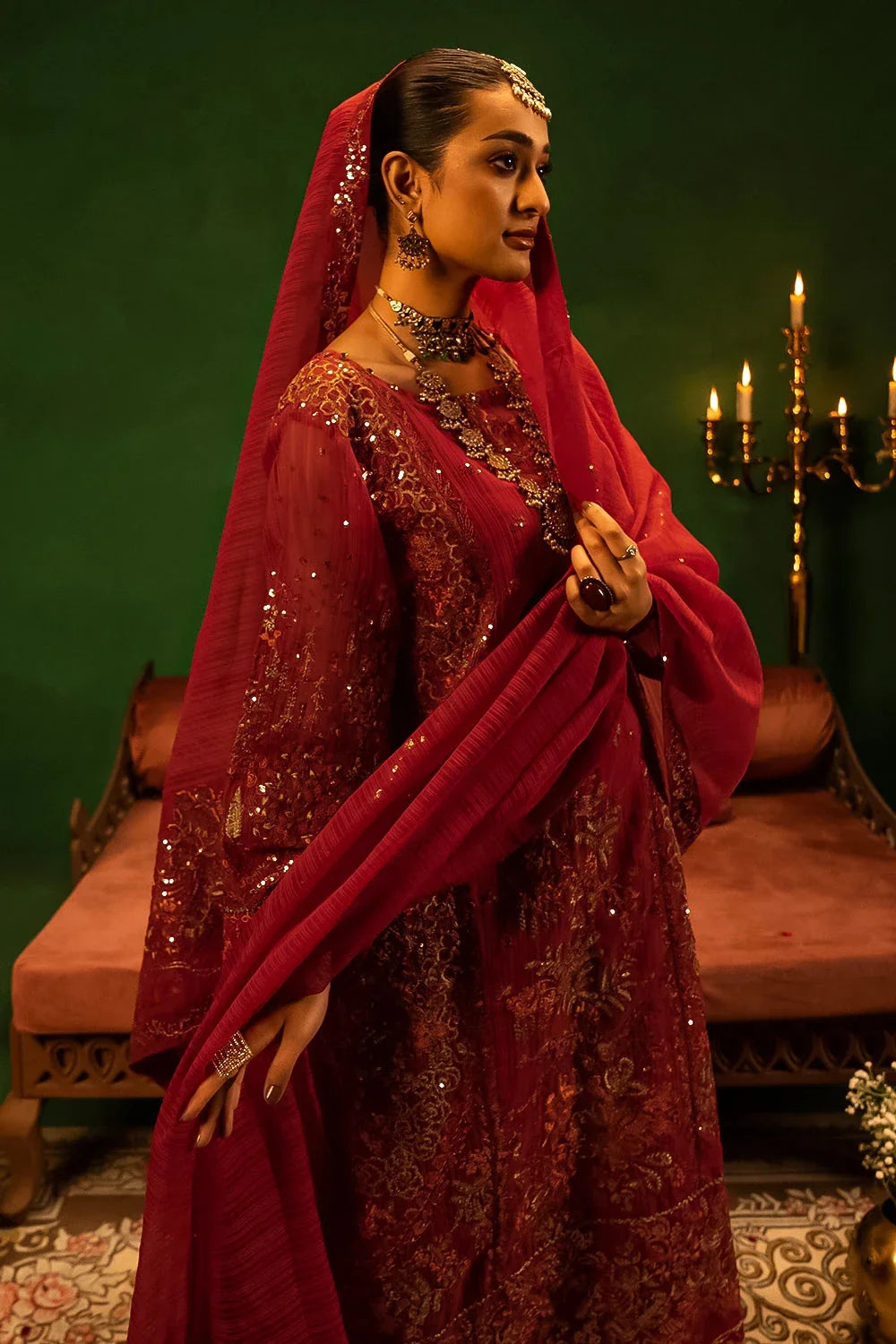 3PC Embroidered Unstitched Luxury Suit KNAC-2999 Embroidered KHAS STORES