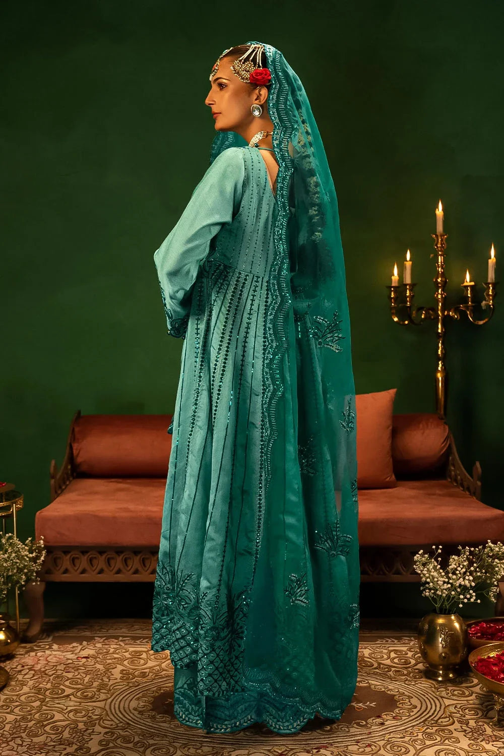 3PC Embroidered Unstitched Luxury Suit KNAC-3000 Embroidered KHAS STORES