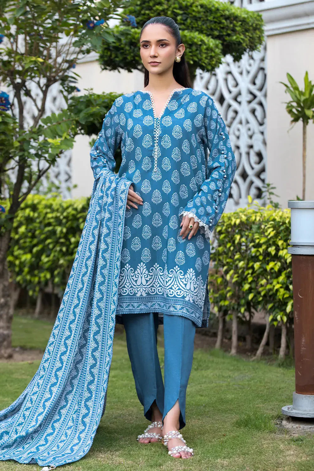3PC Printed Unstitched Karandi Suit KKR-2941 Printed KHAS STORES