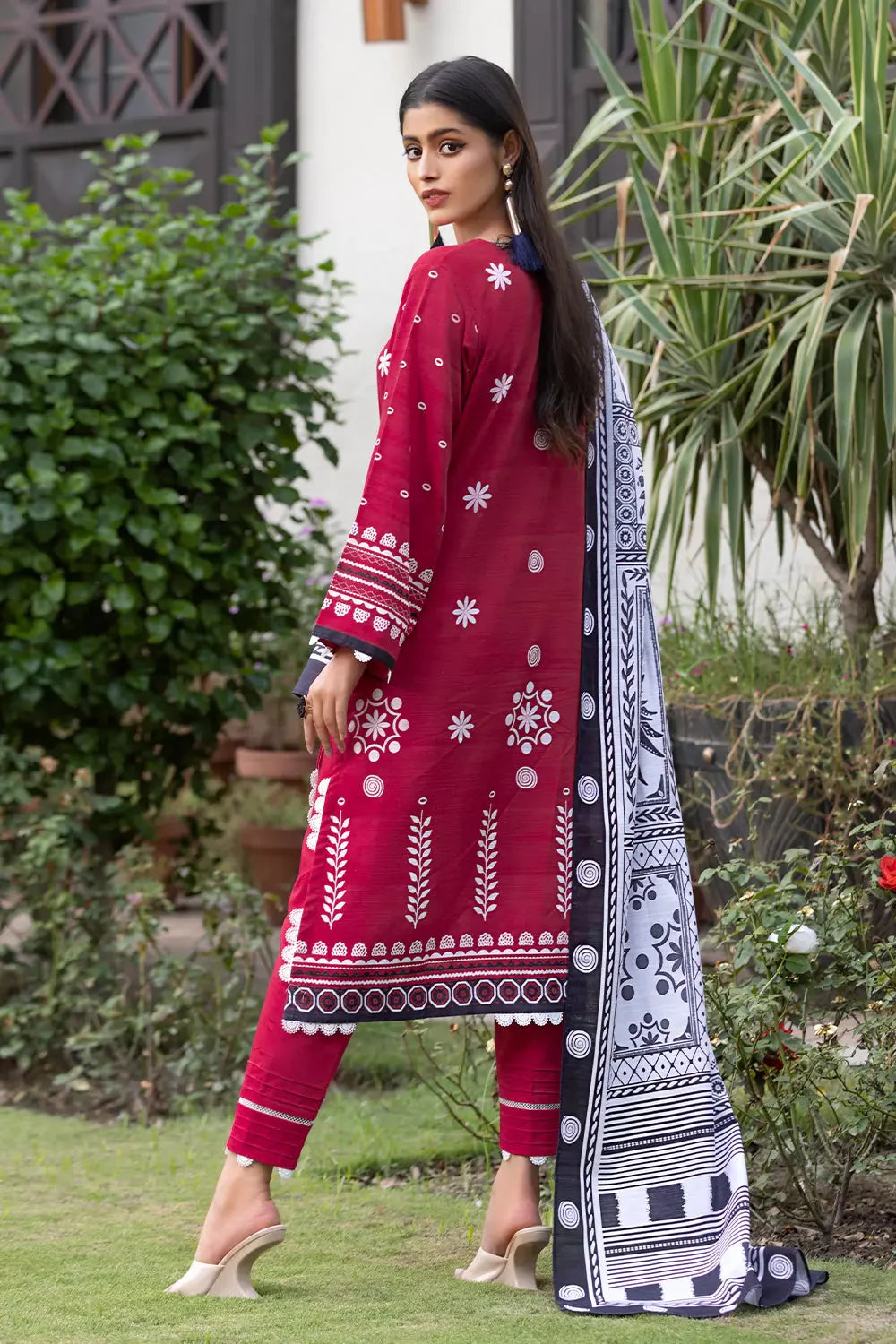 3PC Printed Unstitched Khaddar Suit KKH-2882 Printed KHAS STORES