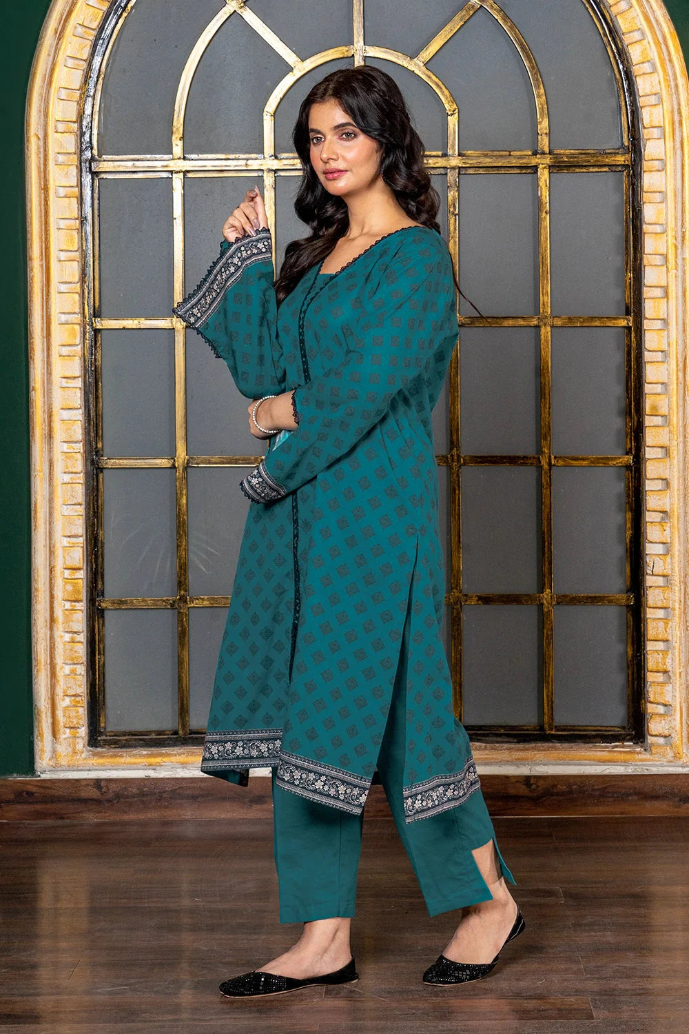 3PC Printed Unstitched Khaddar Suit KKH-2935 Printed KHAS STORES