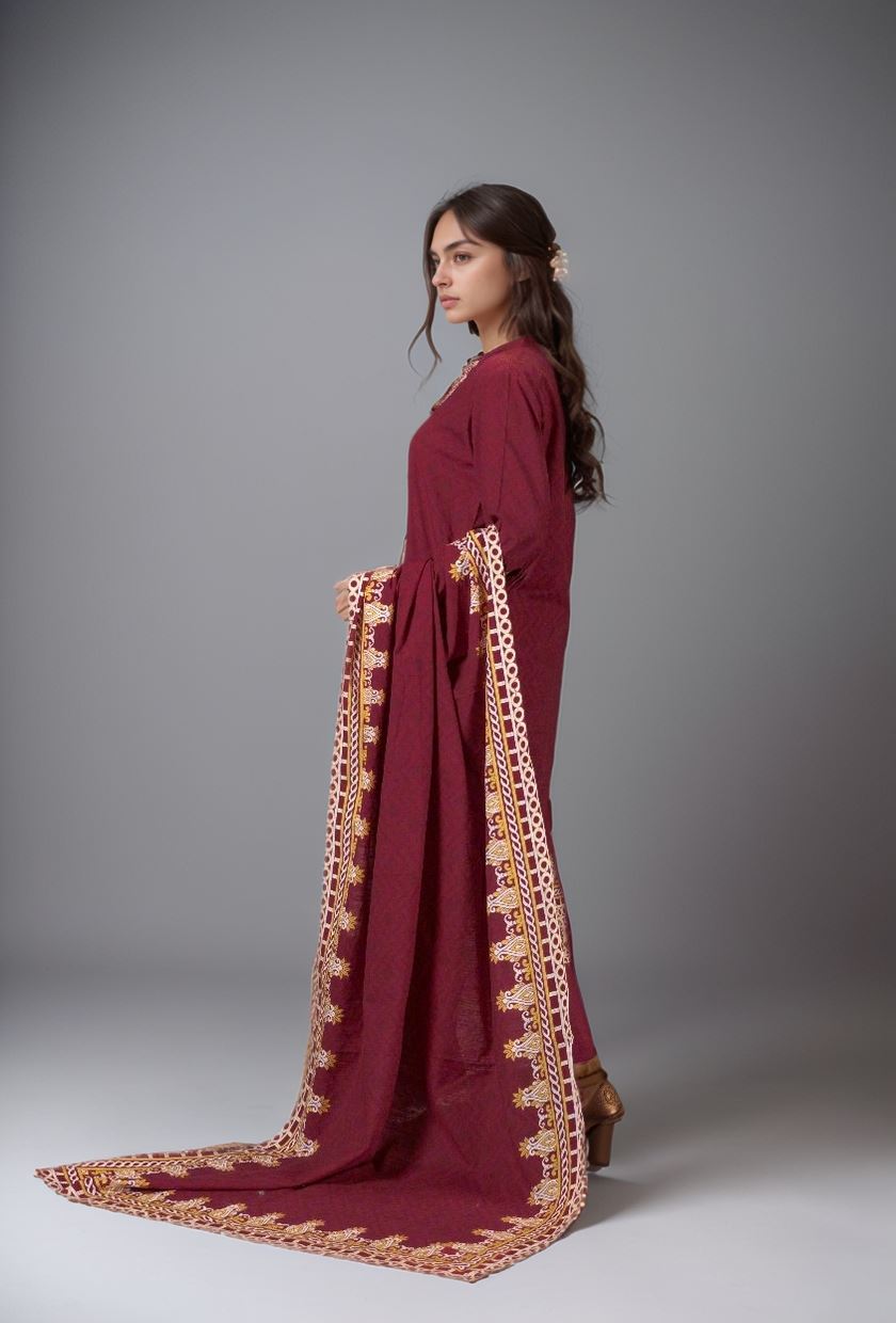 3PC Printed Unstitched Khaddar Suit KKH-2936 Printed KHAS STORES