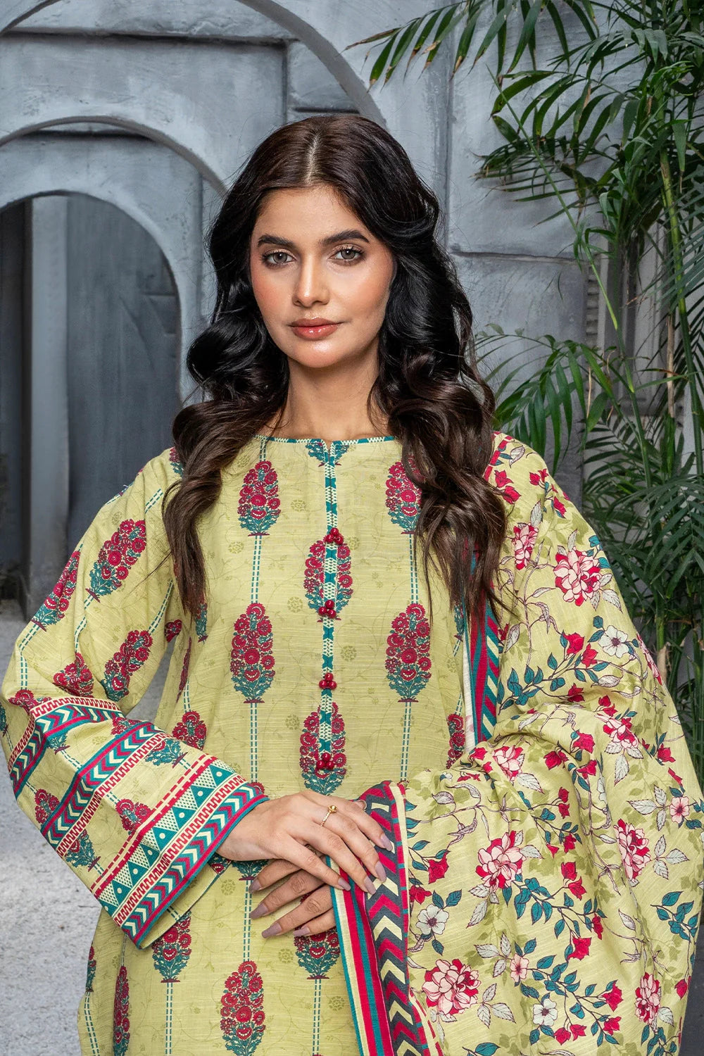 3PC Printed Unstitched Khaddar Suit KKH-3004 Printed KHAS STORES