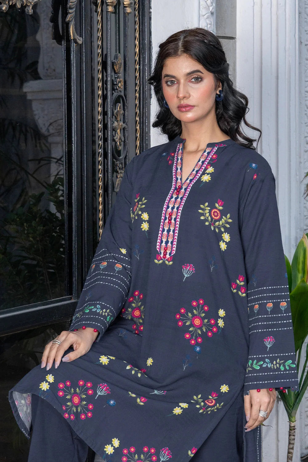 3PC Printed Unstitched Khaddar Suit KKH-3012 Printed KHAS STORES