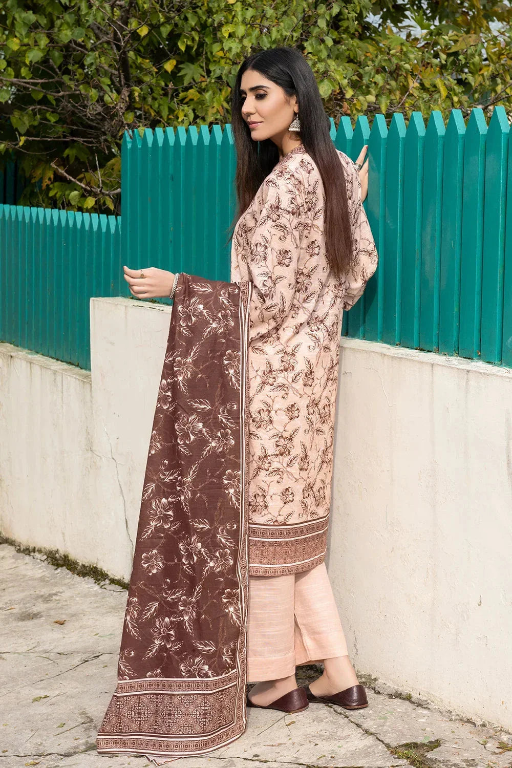 3PC Printed Unstitched Khaddar Suit KKH-3552 Printed KHAS STORES