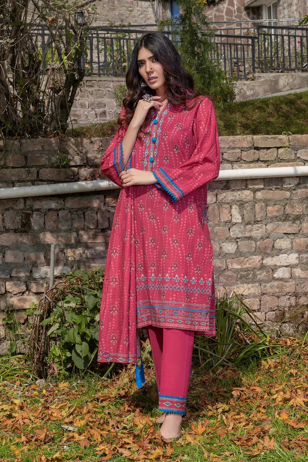 3PC Printed Unstitched Khaddar Suit KKH-3553 Printed KHAS STORES
