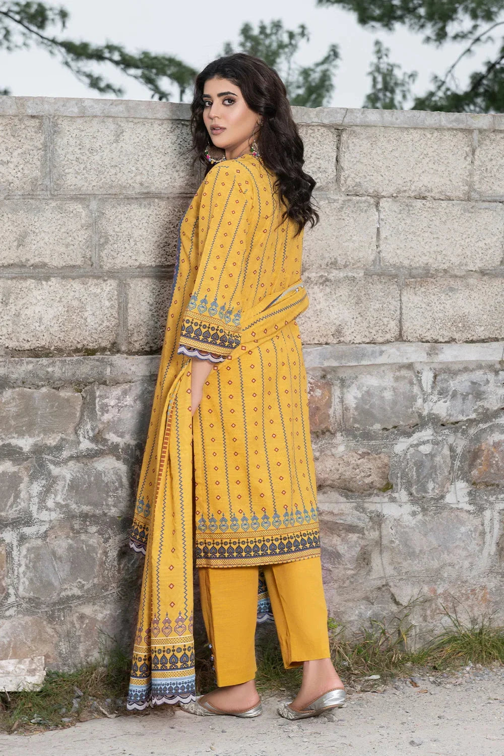 3PC Printed Unstitched Khaddar Suit KKH-3555 Printed KHAS STORES