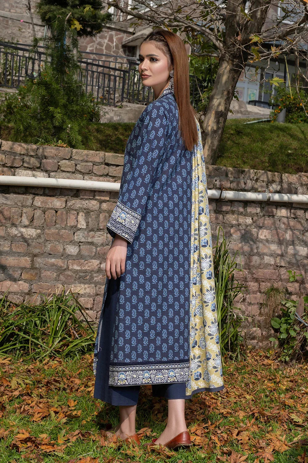 3PC Printed Unstitched Khaddar Suit KKH-3565 Printed KHAS STORES