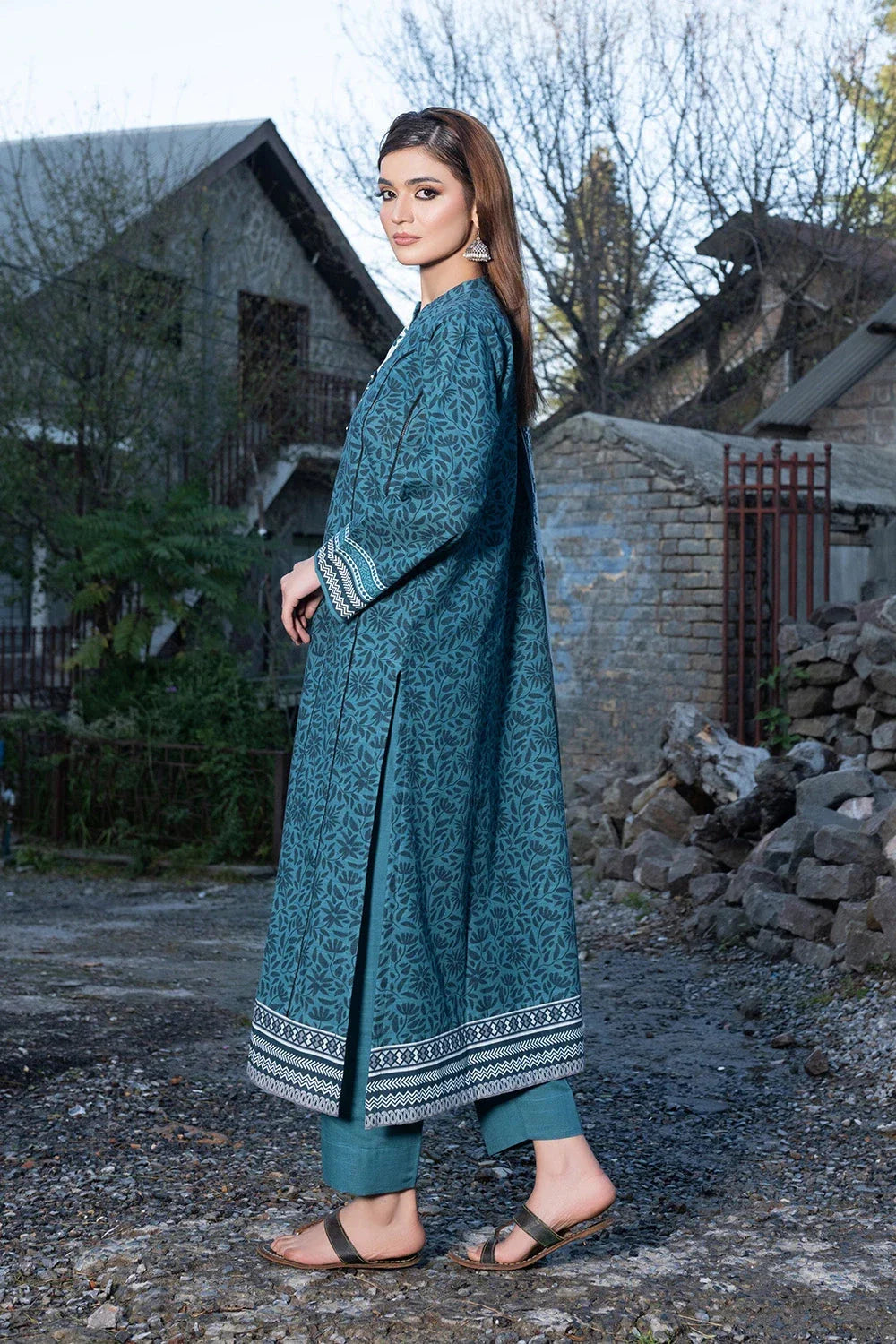 3PC Printed Unstitched Khaddar Suit KKH-3567 Printed KHAS STORES