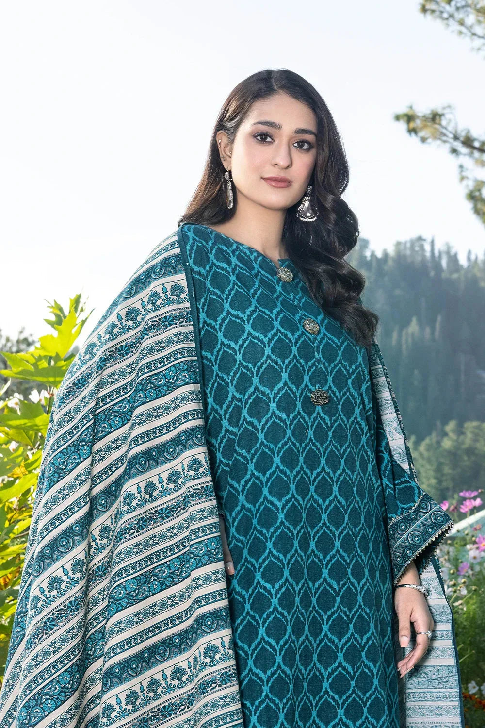 3PC Printed Unstitched Khaddar Suit KKH-3569 Printed KHAS STORES