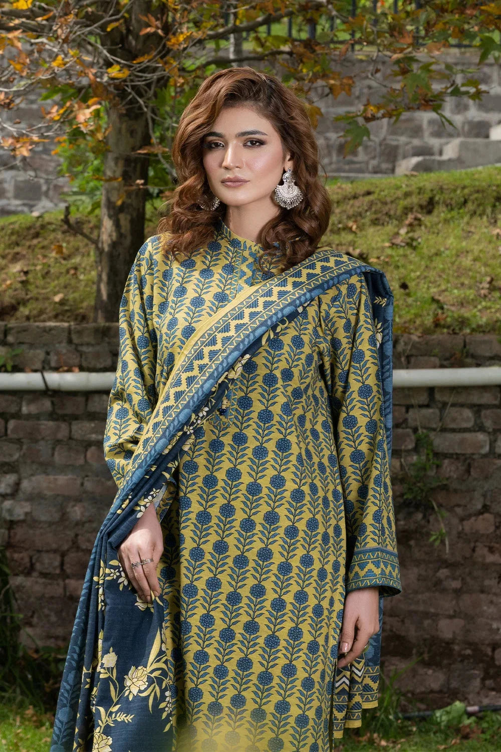 3PC Printed Unstitched Khaddar Suit KKH-3659 Printed KHAS STORES