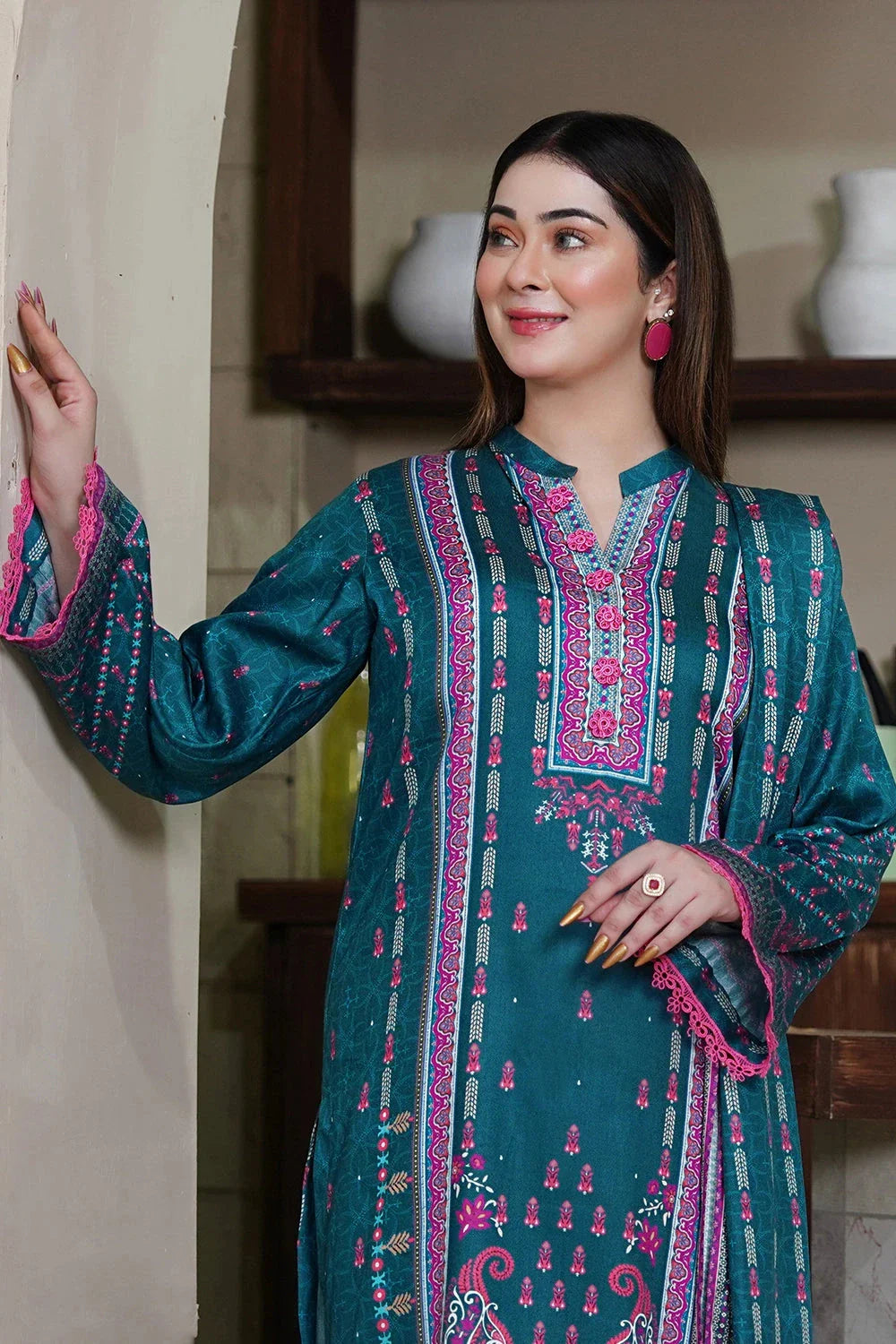 3PC Printed Unstitched Kotail Linen Suit KKT-3609 Printed KHAS STORES