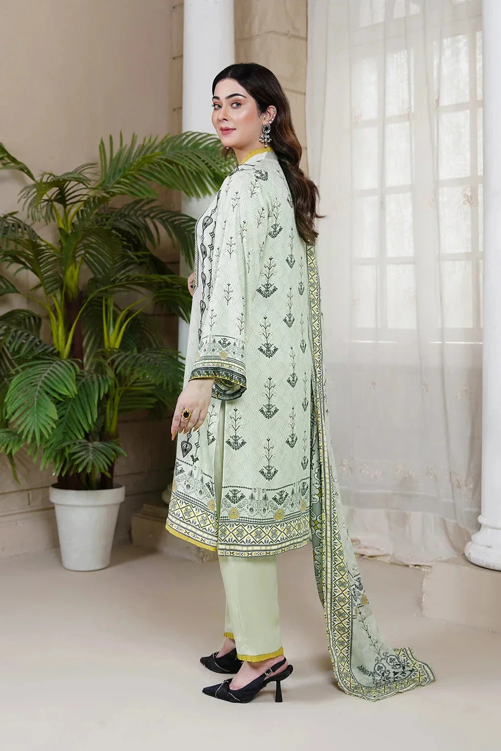 3PC Printed Unstitched Kotail Linen Suit KKT-3613 Printed KHAS STORES