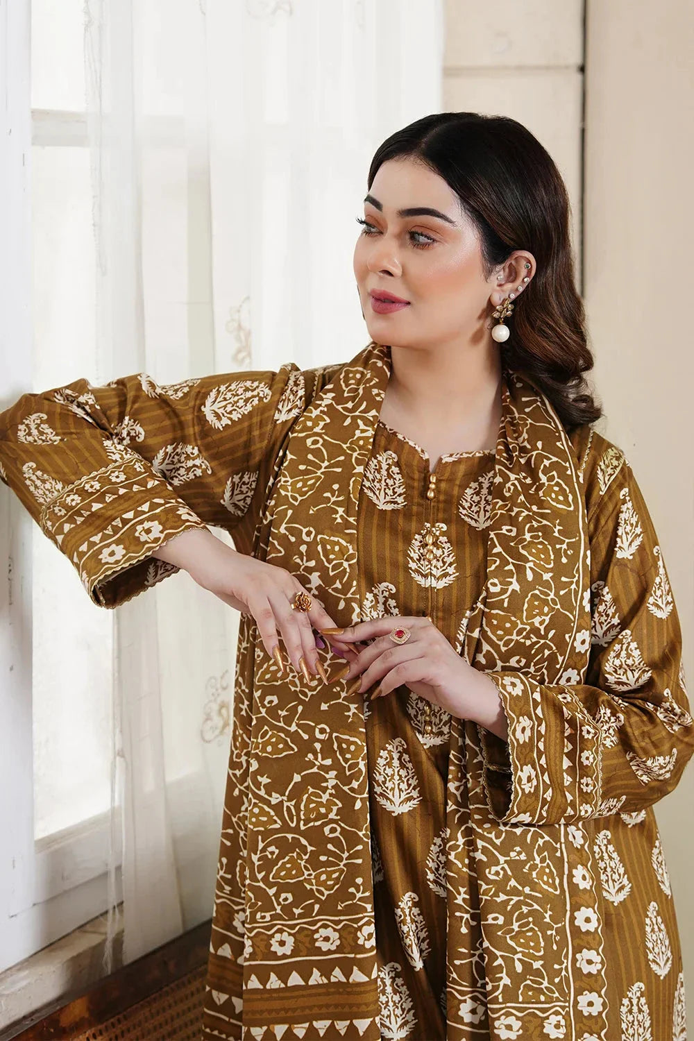 3PC Printed Unstitched Kotail Suit KKT-3685 Printed KHAS STORES