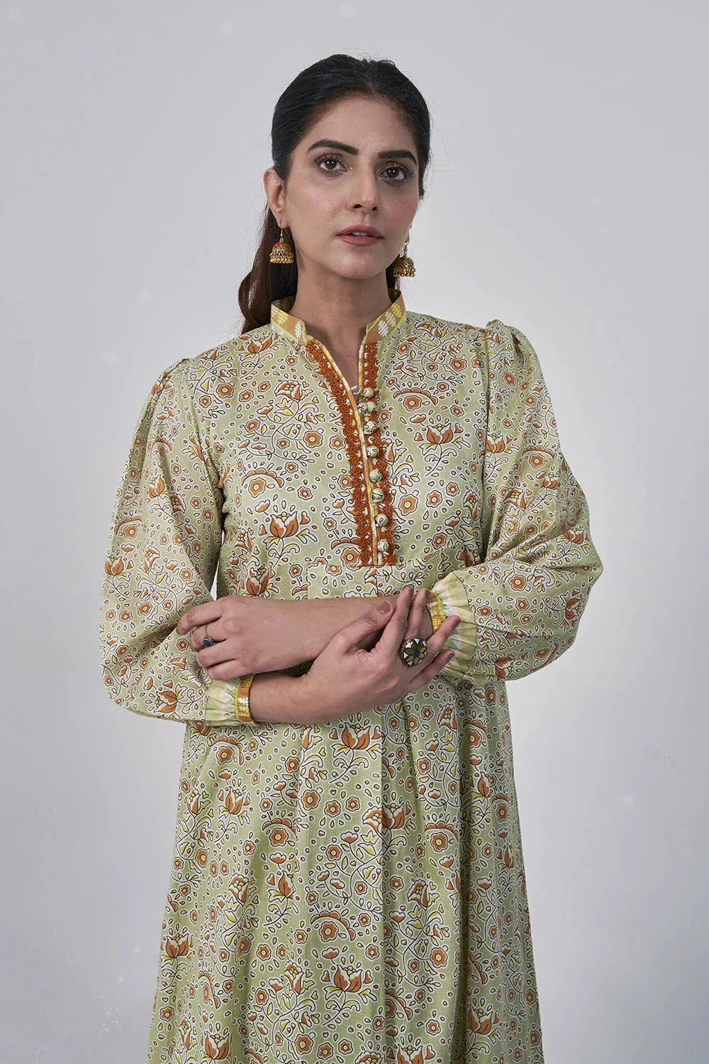 3PC Printed Unstitched Lawn Suit KLA-3040 Printed KHAS STORES