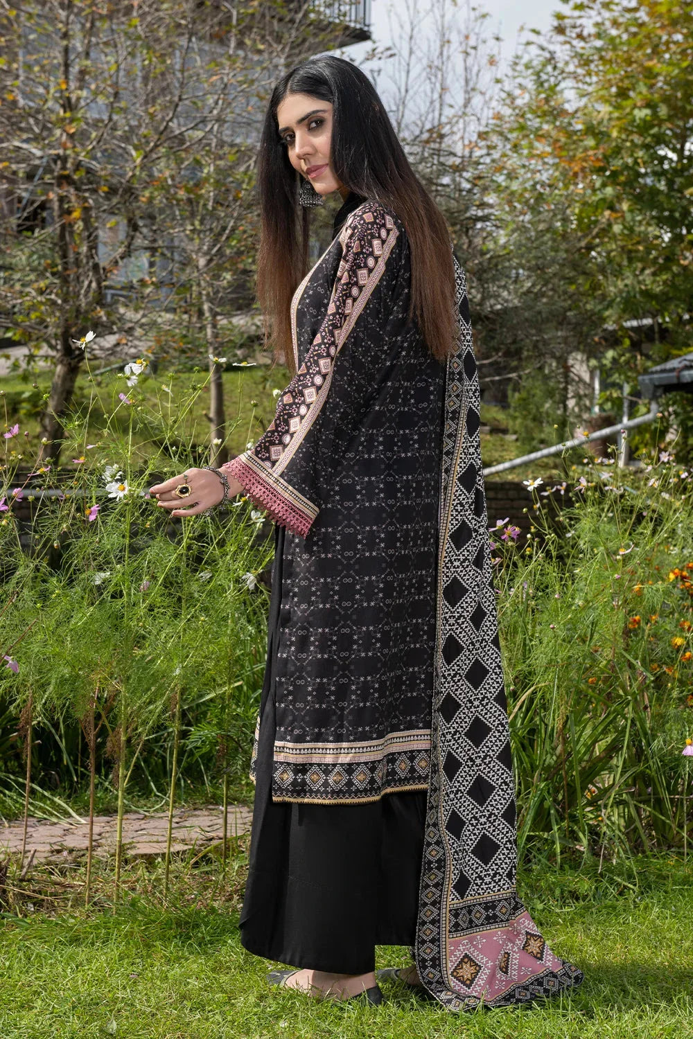 3PC Printed Unstitched Linen Suit KKT-3691 Printed KHAS STORES