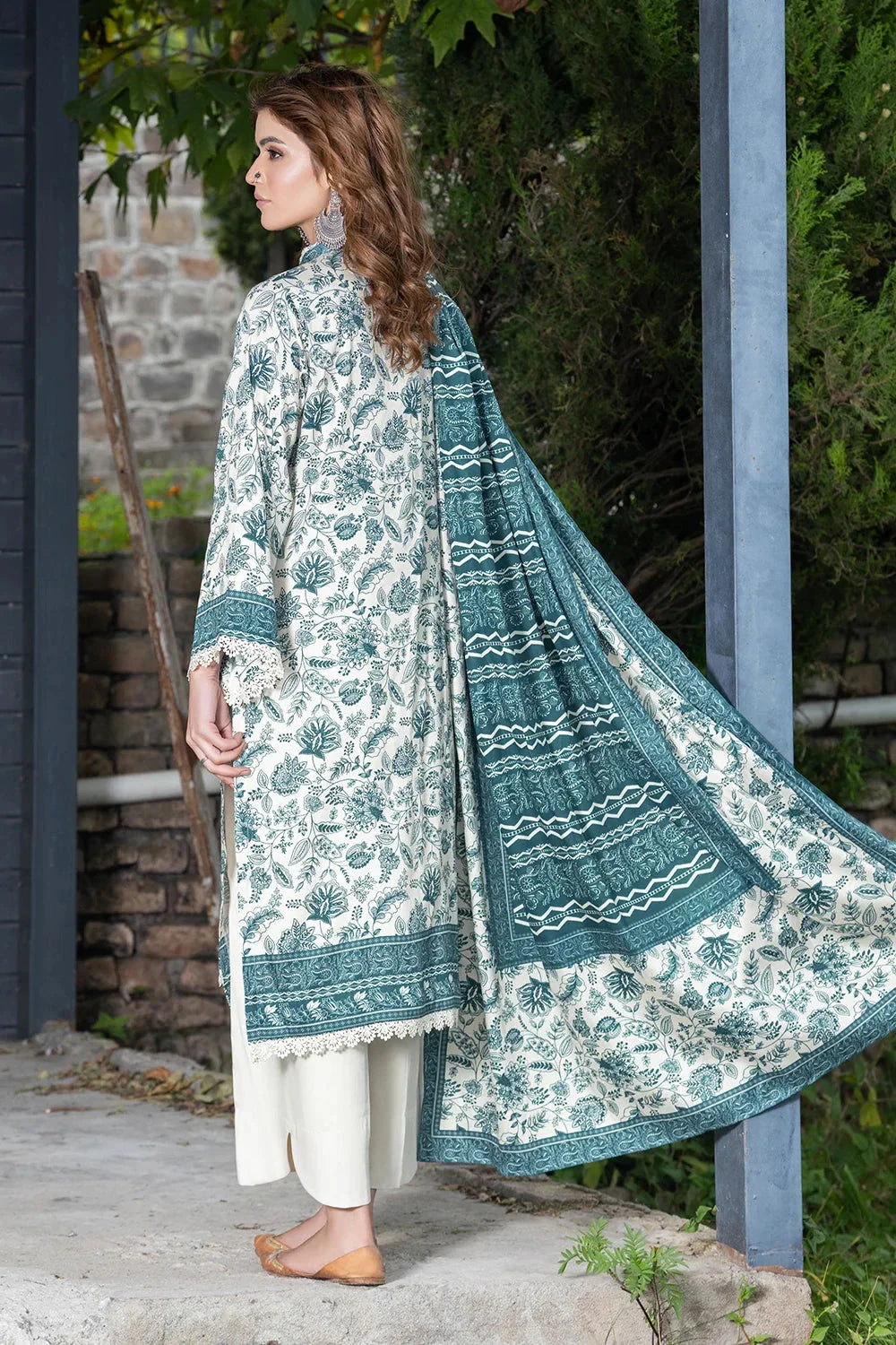 3PC Printed Unstitched Linen Suit KKT-3693 Printed KHAS STORES