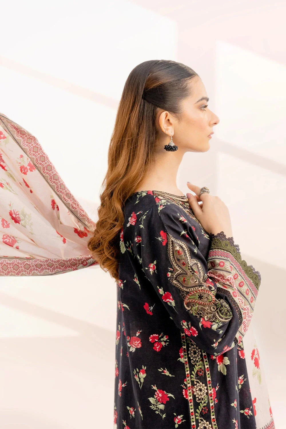 3PC Stitched Embroidered Lawn Suit KL-RTW-3340 KHAS STORES