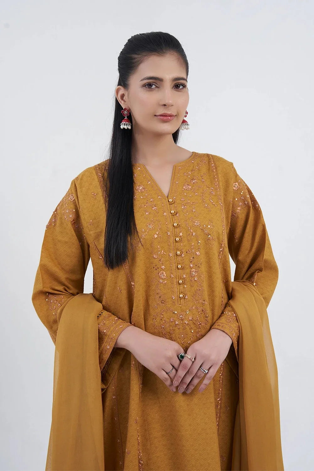 3PC Stitched Embroidered Lawn Suit RTW-KSC-3179 KHAS STORES