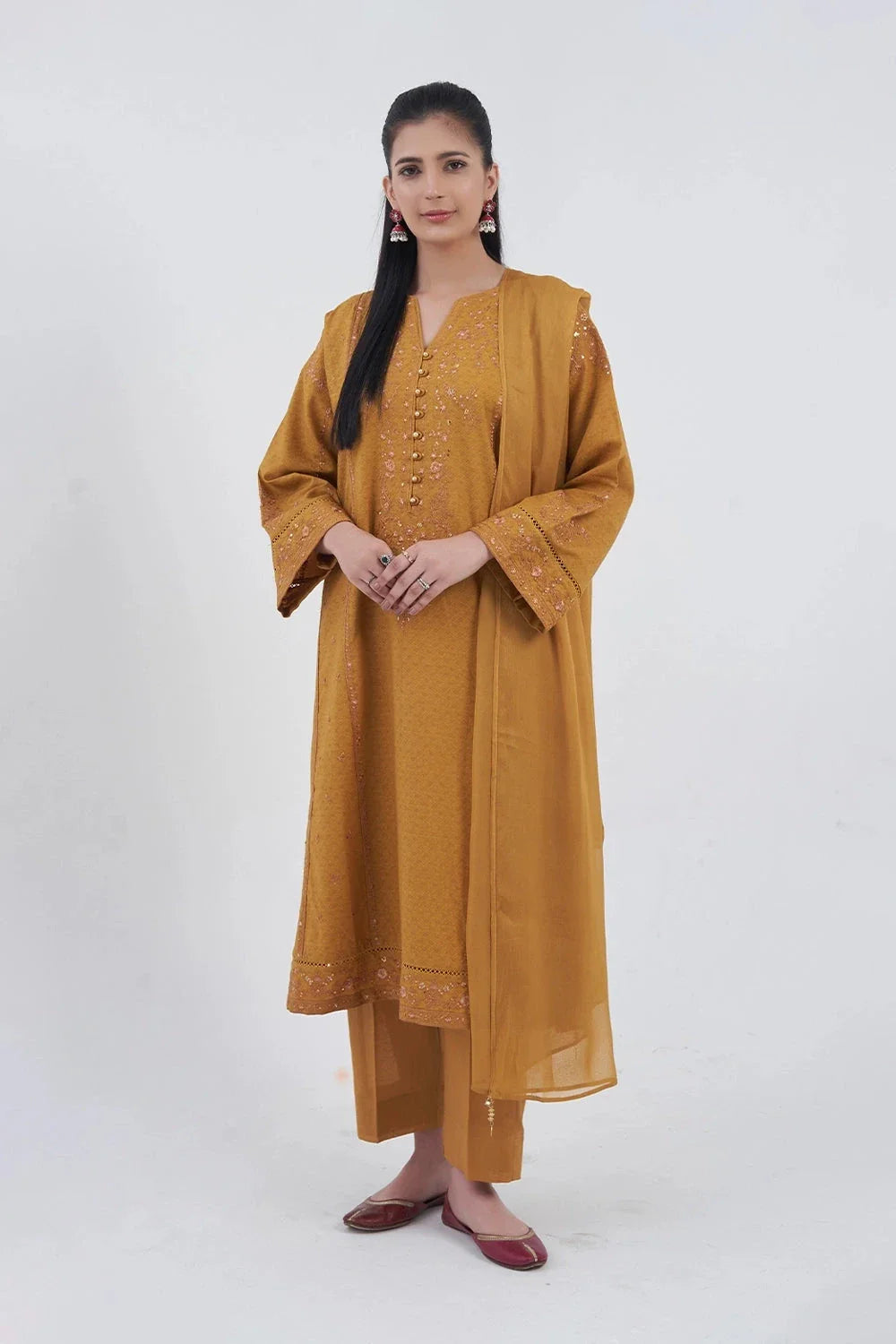 3PC Stitched Embroidered Lawn Suit RTW-KSC-3179 KHAS STORES