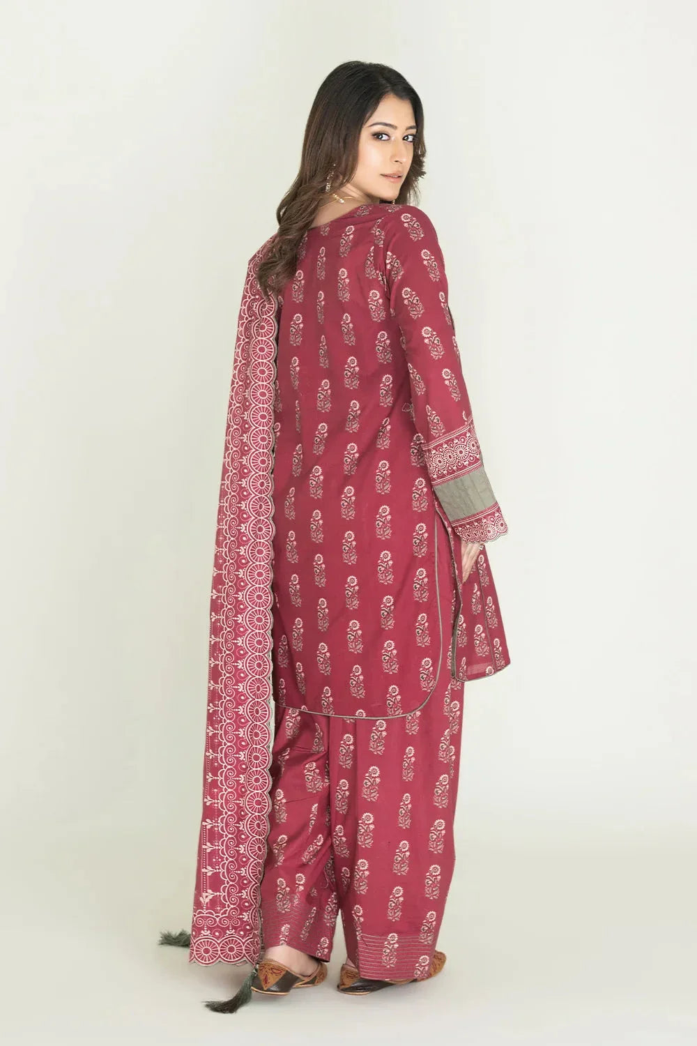 3PC Unstitched Printed Lawn Suit | KLA-3735 Printed KHAS STORES