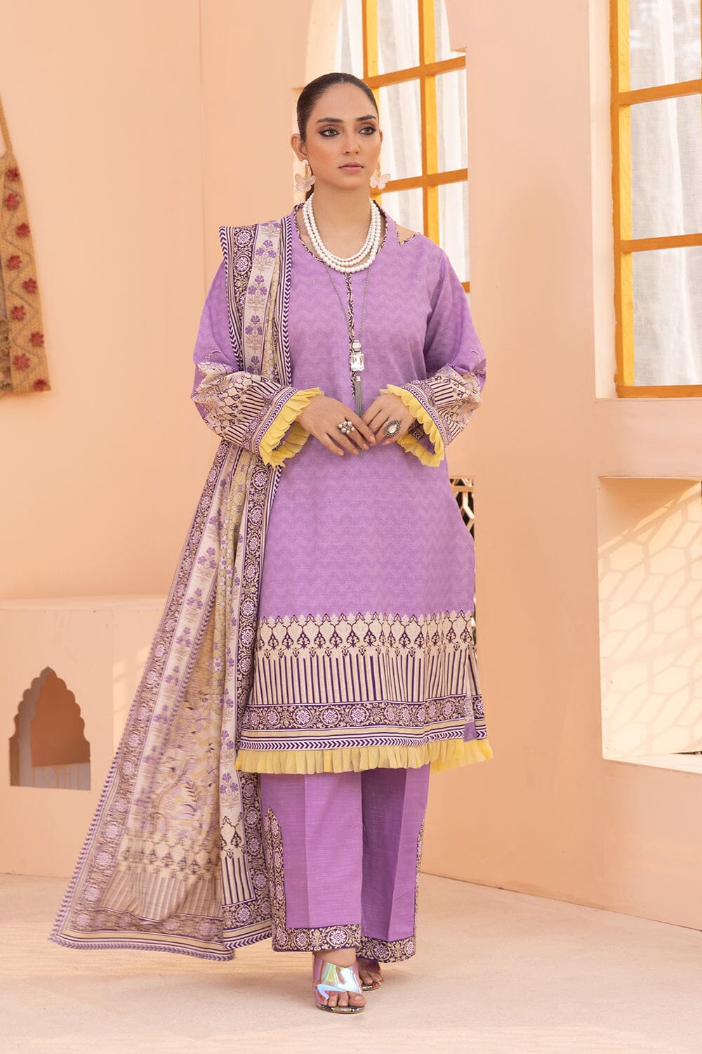3Pcs Unstitched Khaddar KKH-2333 KHAS STORES