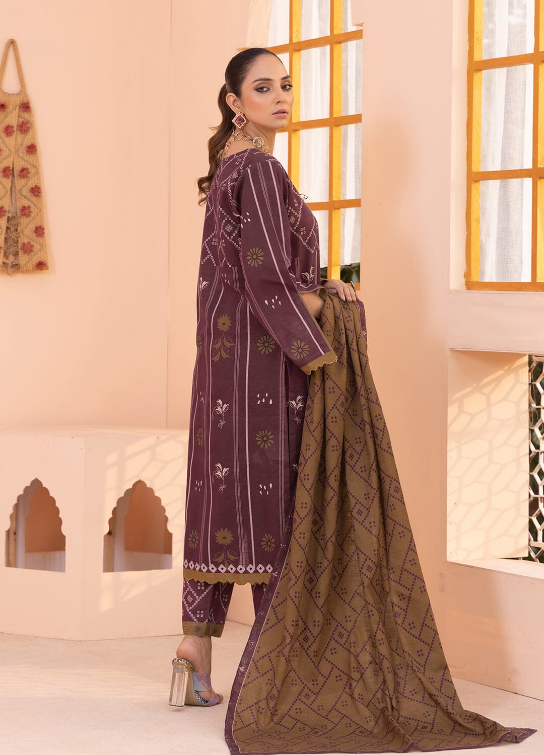 3Pcs Unstitched Khaddar KKH-2336 KHAS STORES