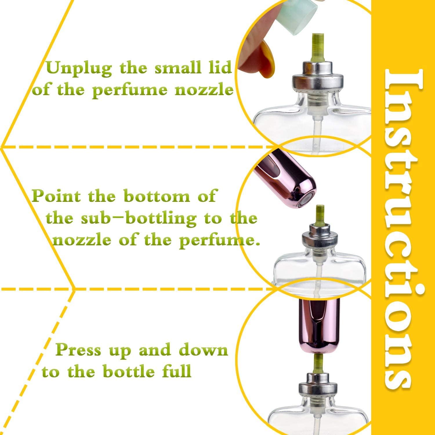 Light Pink Atomizer Perfume Bottle - Fara London