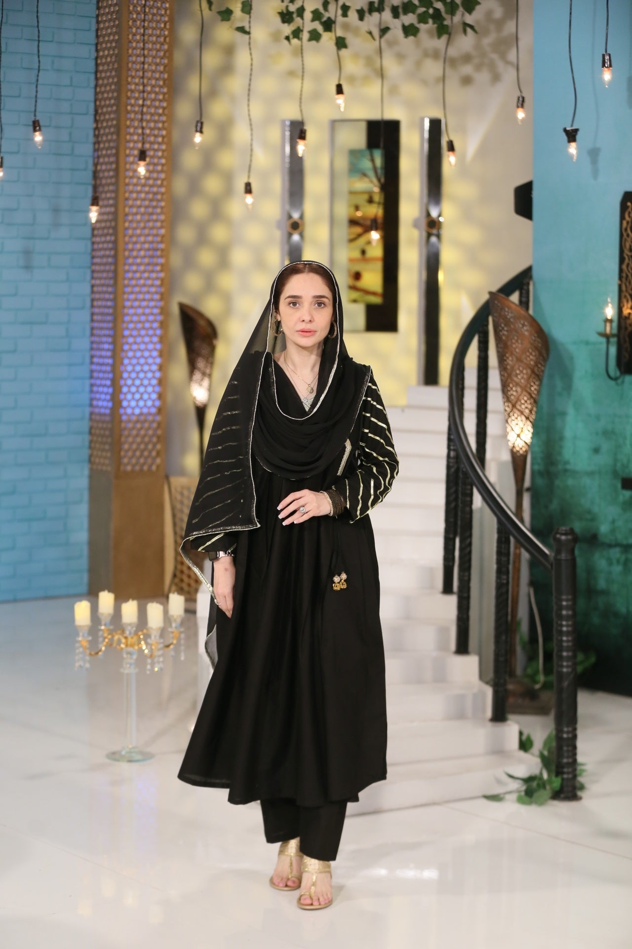 Angrakha Black Suit Set