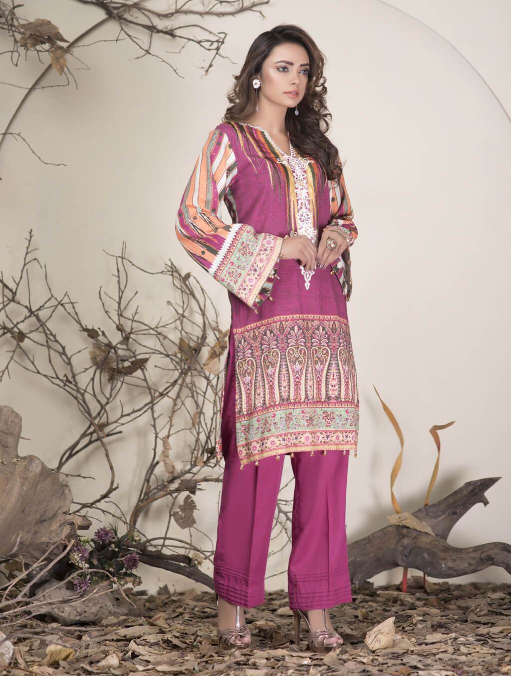 AZIZA RKH-16009 2 PCS Khaddar FASSTILAD
