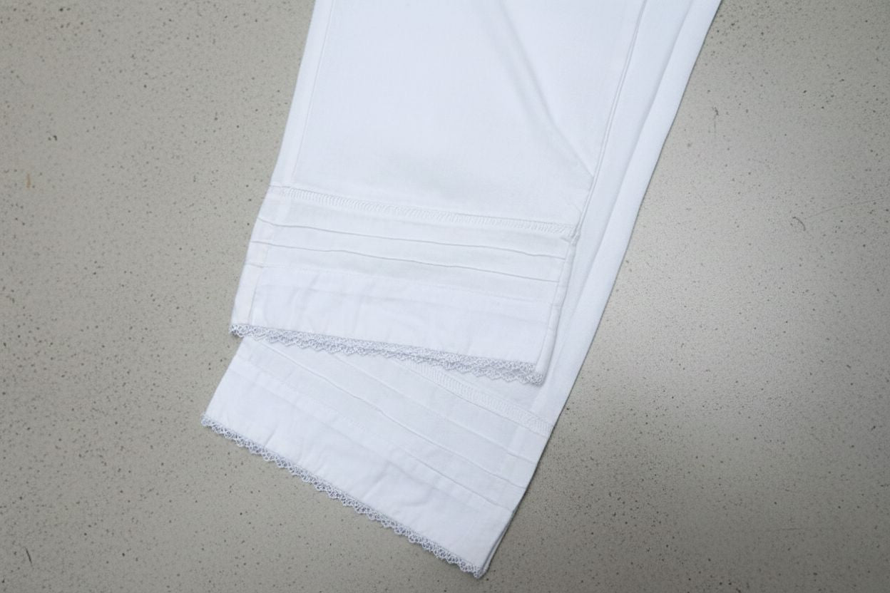 FANCY TROUSER BT-024 WHITE KHAS STORES
