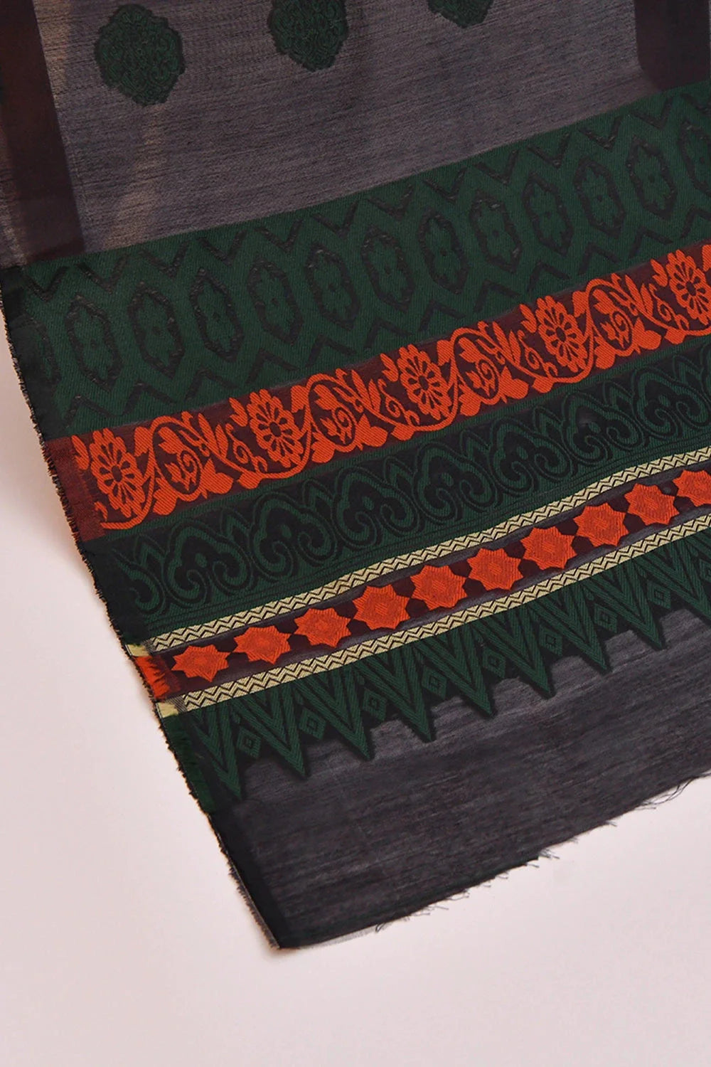 Jacquard Dupatta KJE-2236 Embroidered KHAS STORES