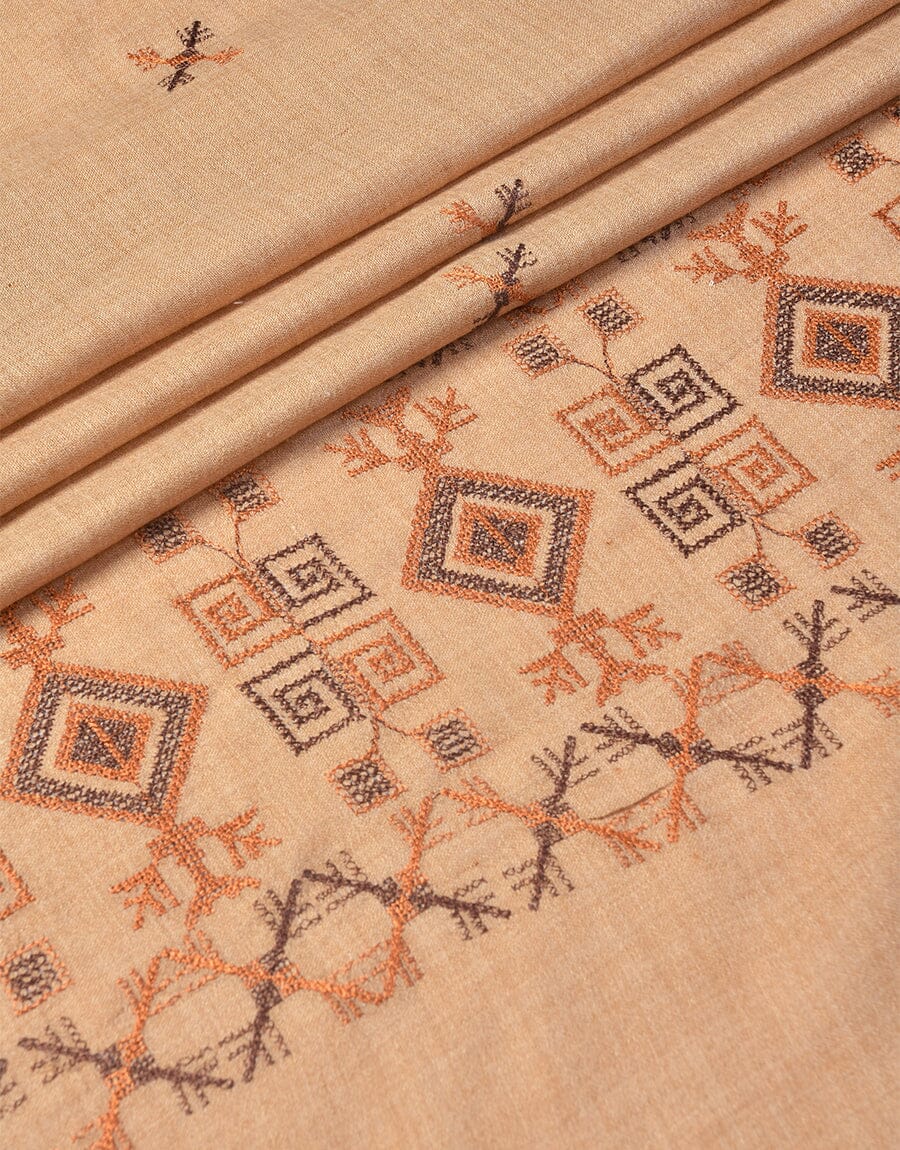 Machine Embroidery SHAWL S-005 Apparel & Accessories KHAS STORES