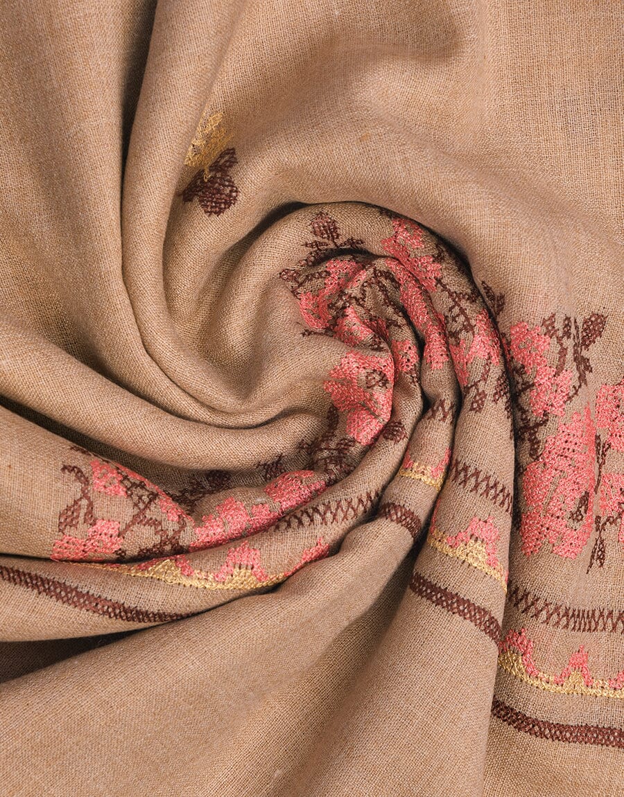 Machine Embroidery SHAWL S-010 Apparel & Accessories KHAS STORES
