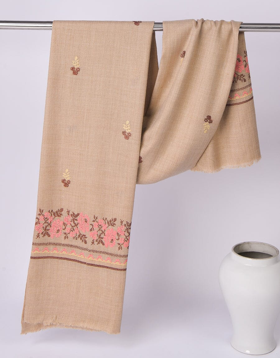 Machine Embroidery SHAWL S-010 Apparel & Accessories KHAS STORES