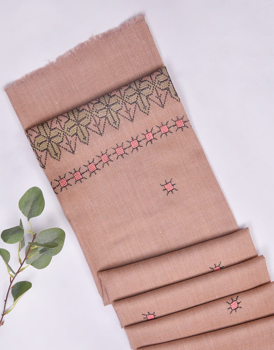 Machine Embroidery SHAWL S-011 Apparel & Accessories KHAS STORES