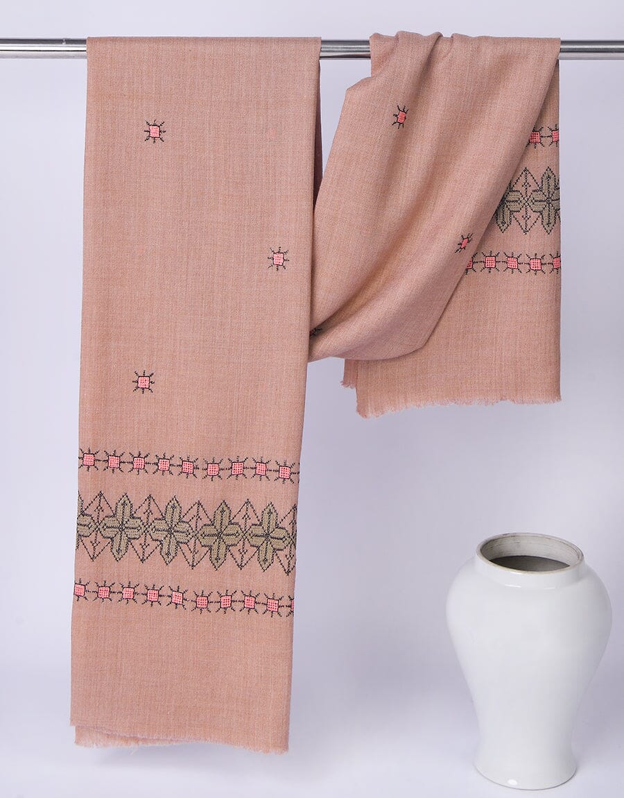 Machine Embroidery SHAWL S-011 Apparel & Accessories KHAS STORES