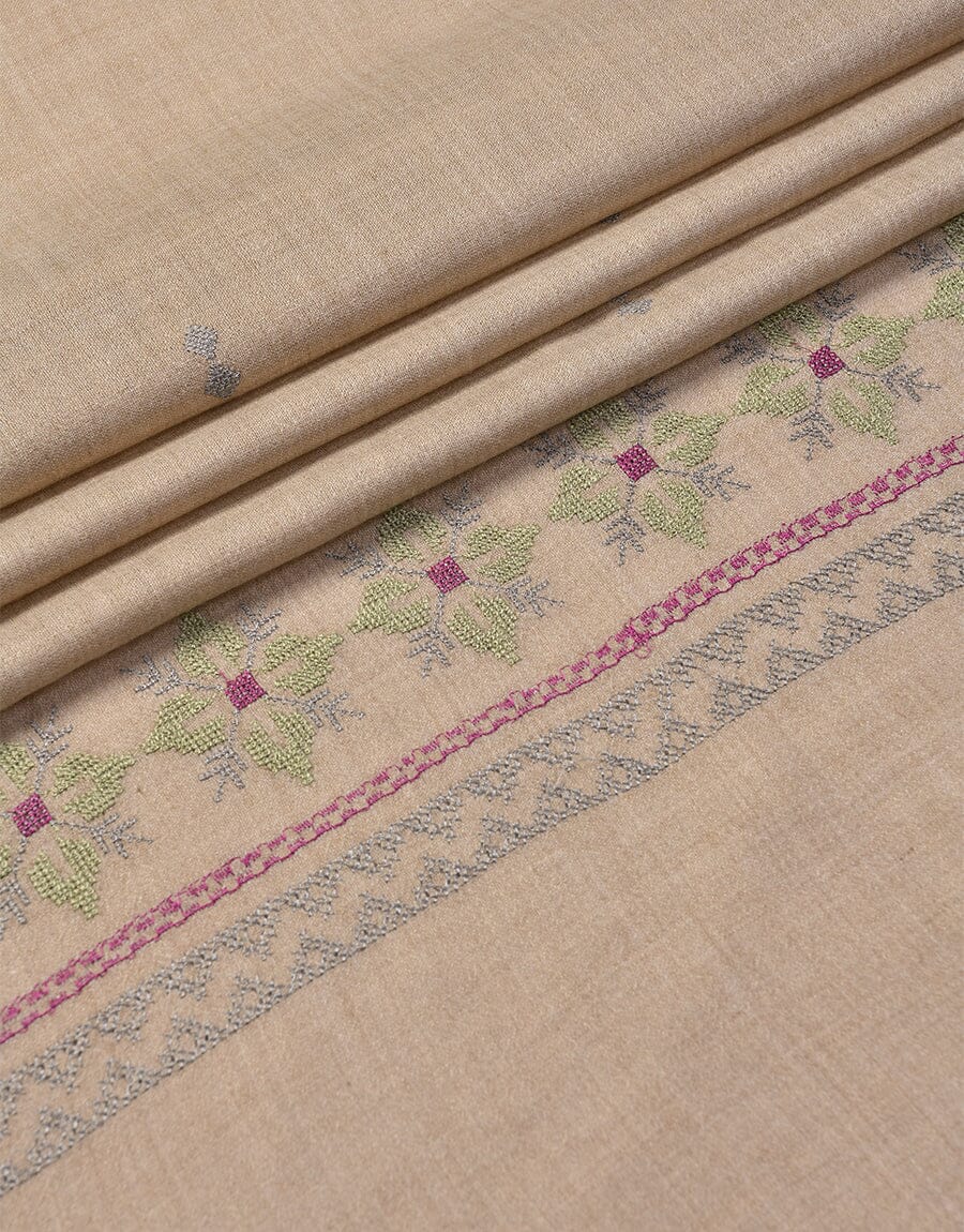 Machine Embroidery SHAWL S-016 Apparel & Accessories KHAS STORES
