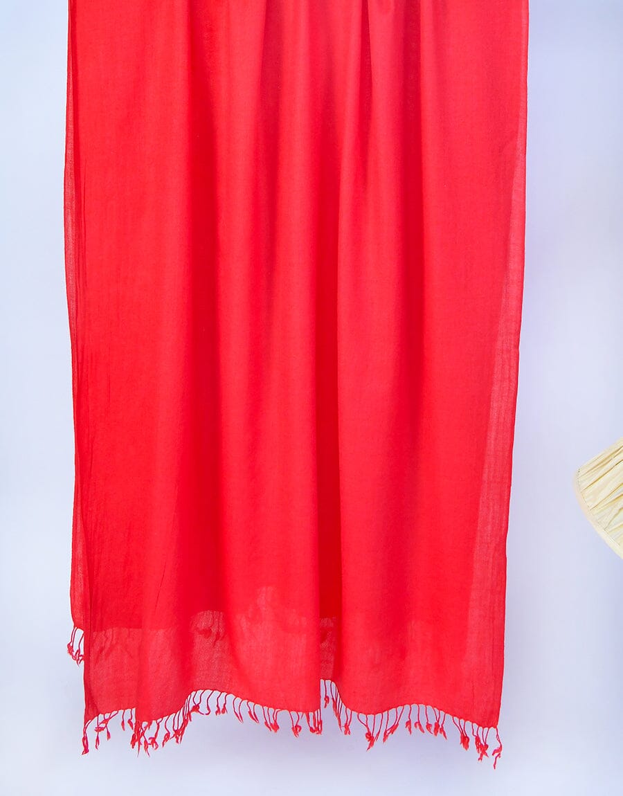 PASHMINA SHAWL-Red Apparel & Accessories KHAS STORES