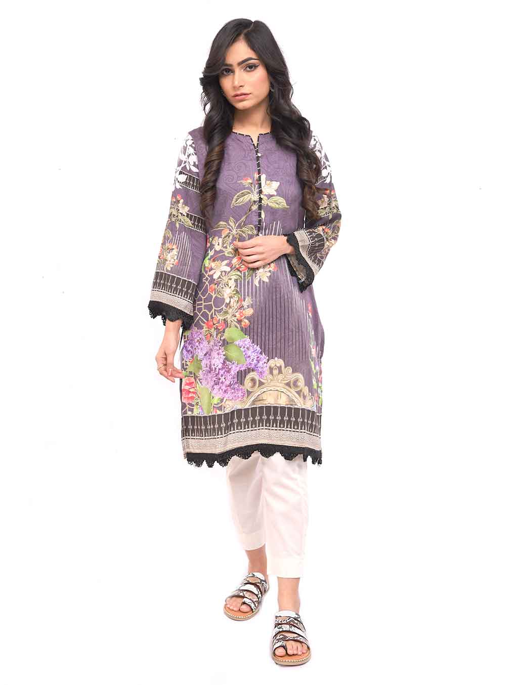 Printed khaddar Shirt DKL-15008 Pret FASSTILAD