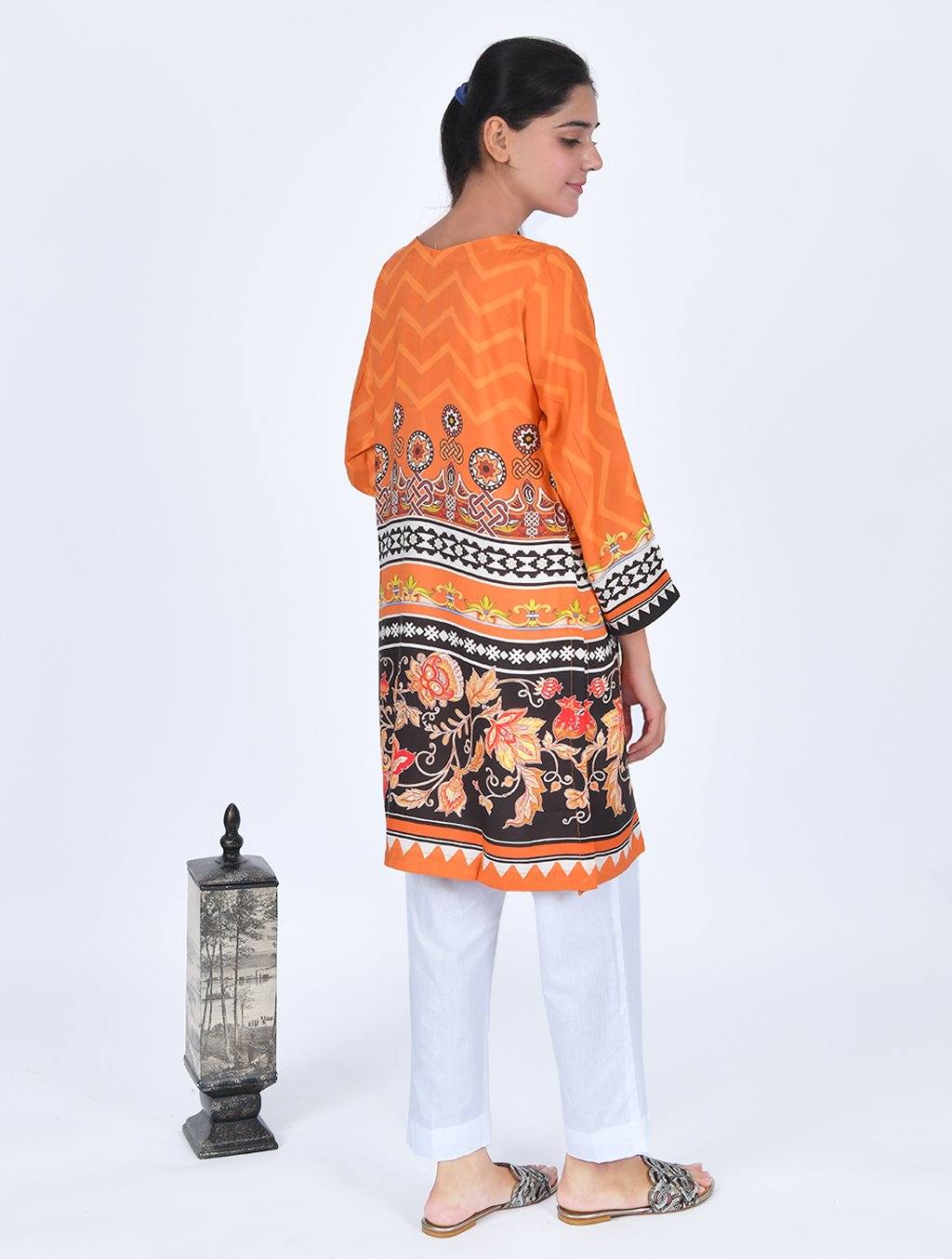 Printed Linen Shirt RD-15002-A Pret FASSTILAD