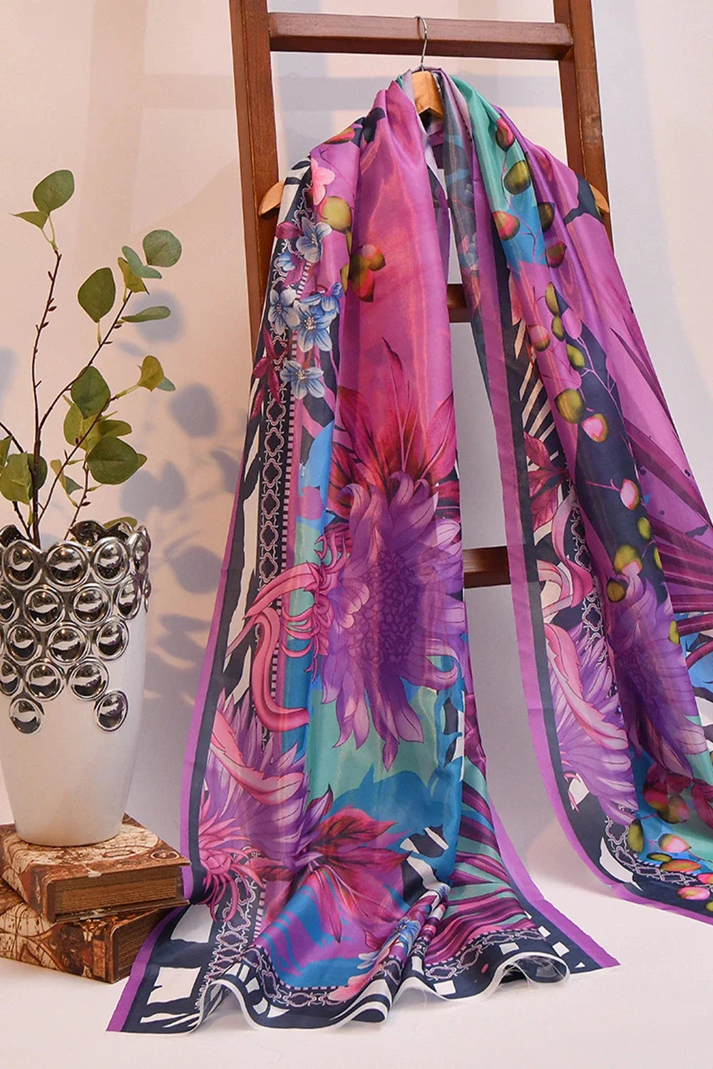 Silk Dupatta KSE-2693 Embroidered KHAS STORES