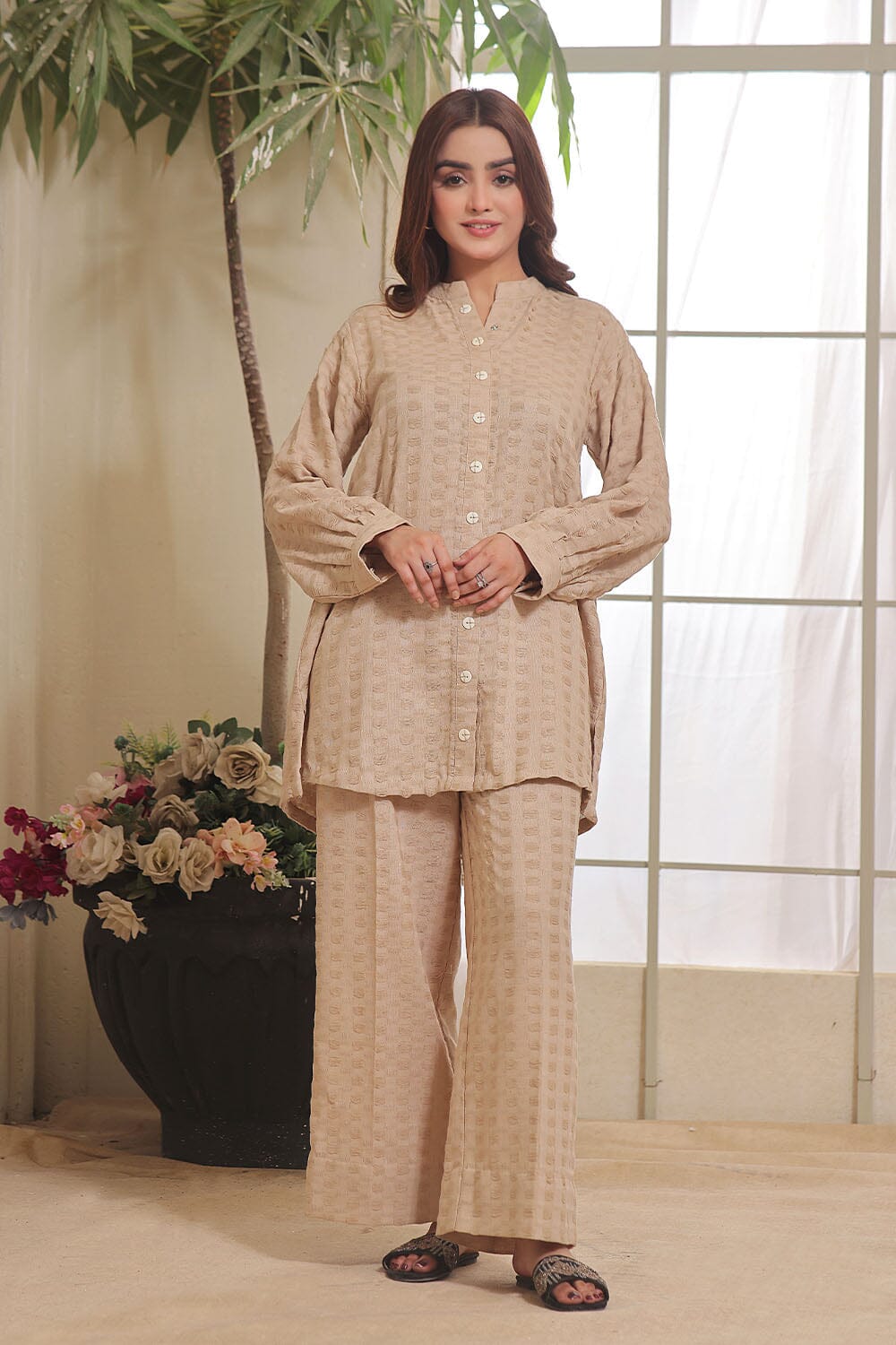 Stitched Cotton Cambric SHIRT & TROUSER RKT-046 KHAS STORES