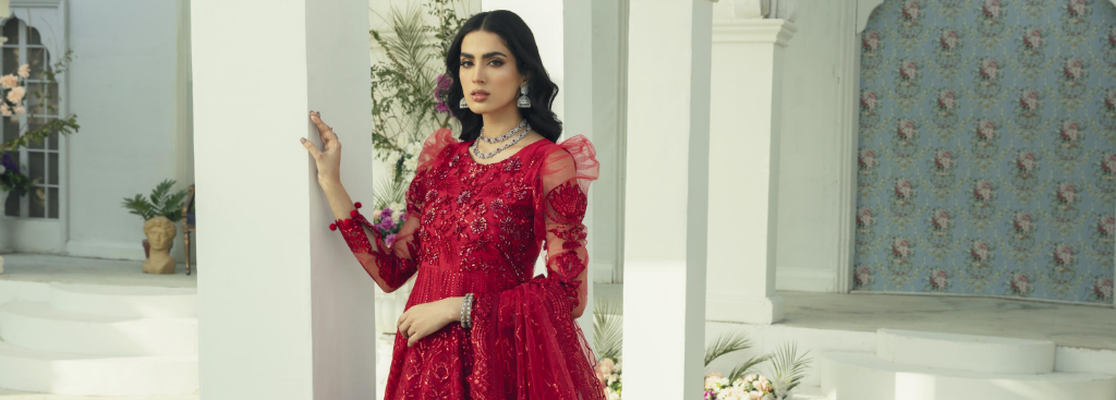 Bridal Maxi Red Banner